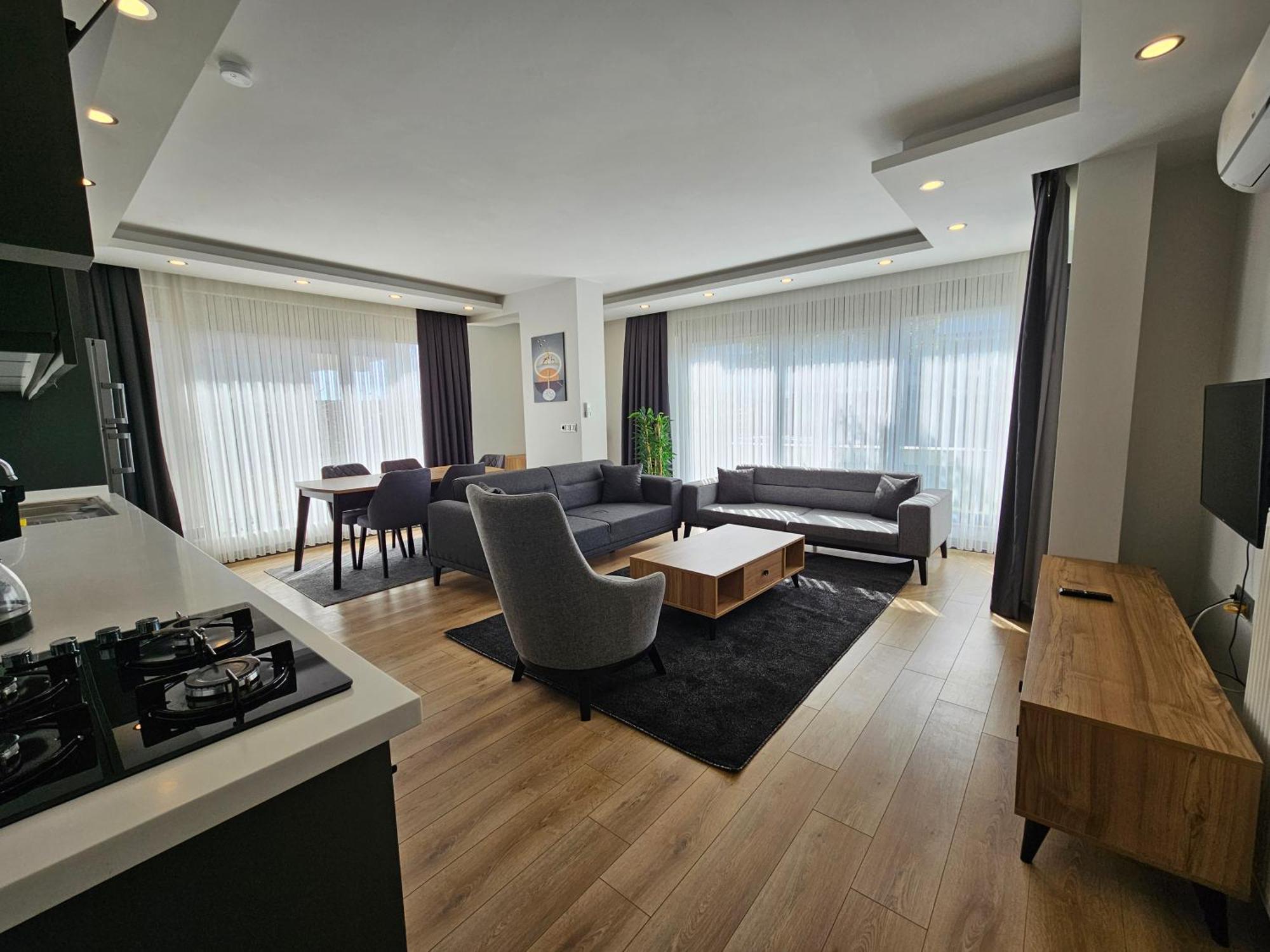 New Flats With Large Living Spaces Close To Lara Beach&kundu Entertaintment Center * Antalya